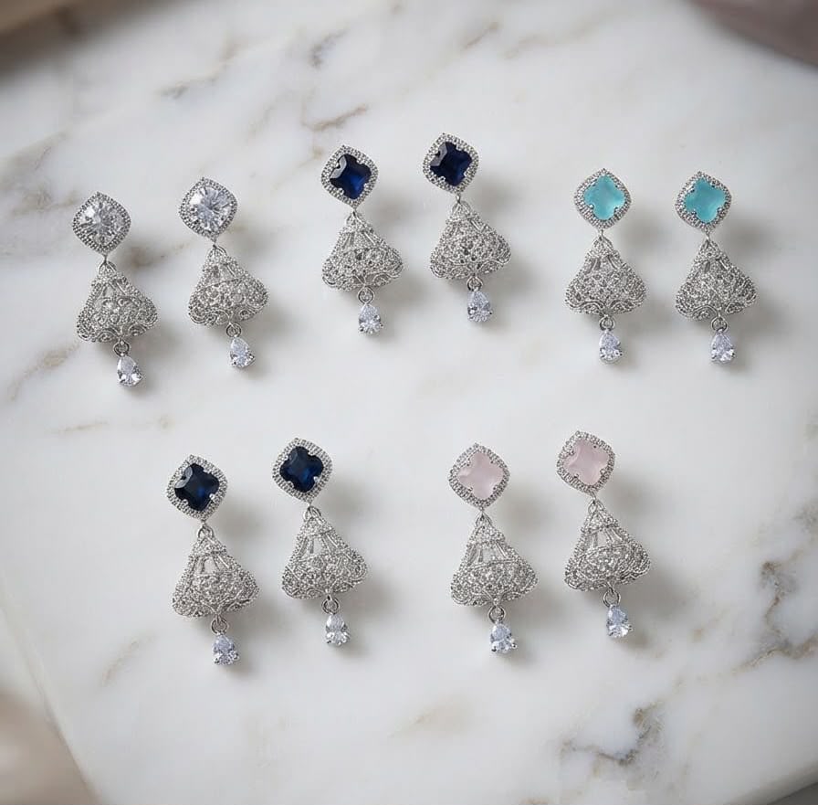 China Gold Zircon Jhumky